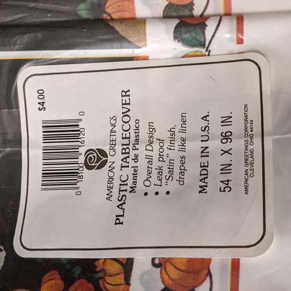 Vtg Paper Plates/Napkins/Tablecloths Thanksgiving Harvest Farm Barn - Picture 4 of 7